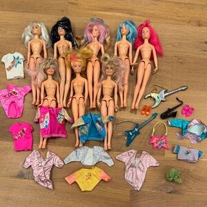 Fashion Dolls with Unique Hairstyles